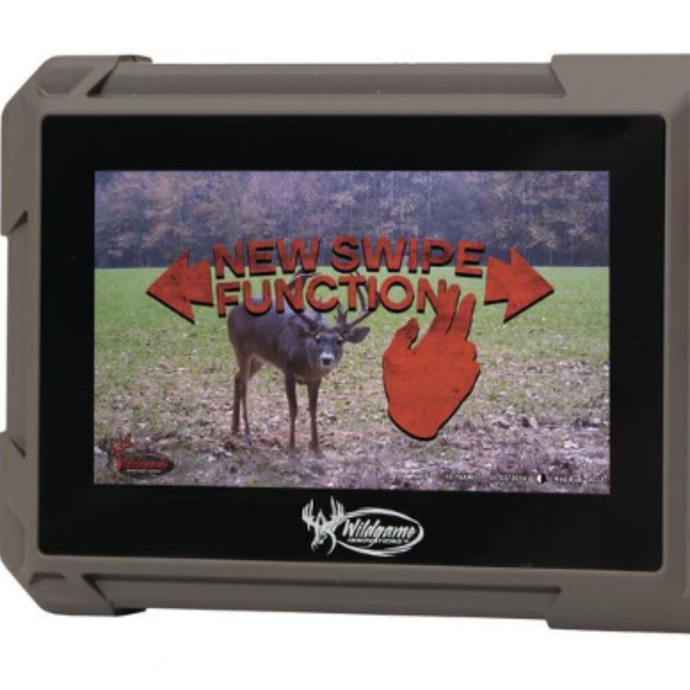 WILDGAME INNOVATIONS Trail Pad Swipe VU60 SD Card Viewer Batteries & 2 SD Cards
